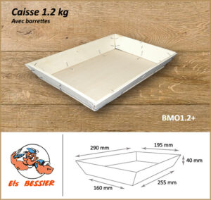 Barquette 1.2 kg neutre