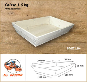 Barquette 1.6 kg neutre