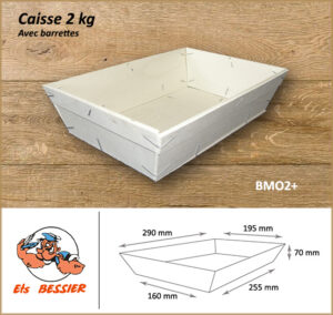 Barquette 2 kg neutre