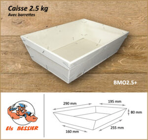 Barquette 2.5 kg neutre