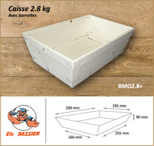 Barquette 2.8 kg neutre