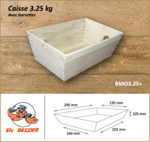 Barquette 3.25 kg neutre