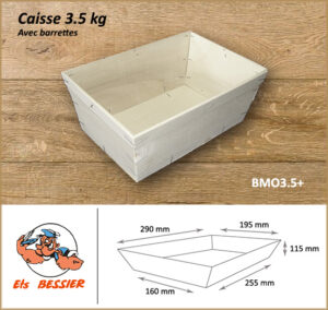 Barquette 3.5 kg neutre