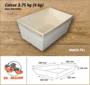 Barquette 3.75 kg neutre