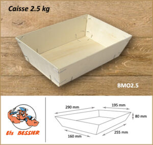 Barquette 2.5 kg neutre